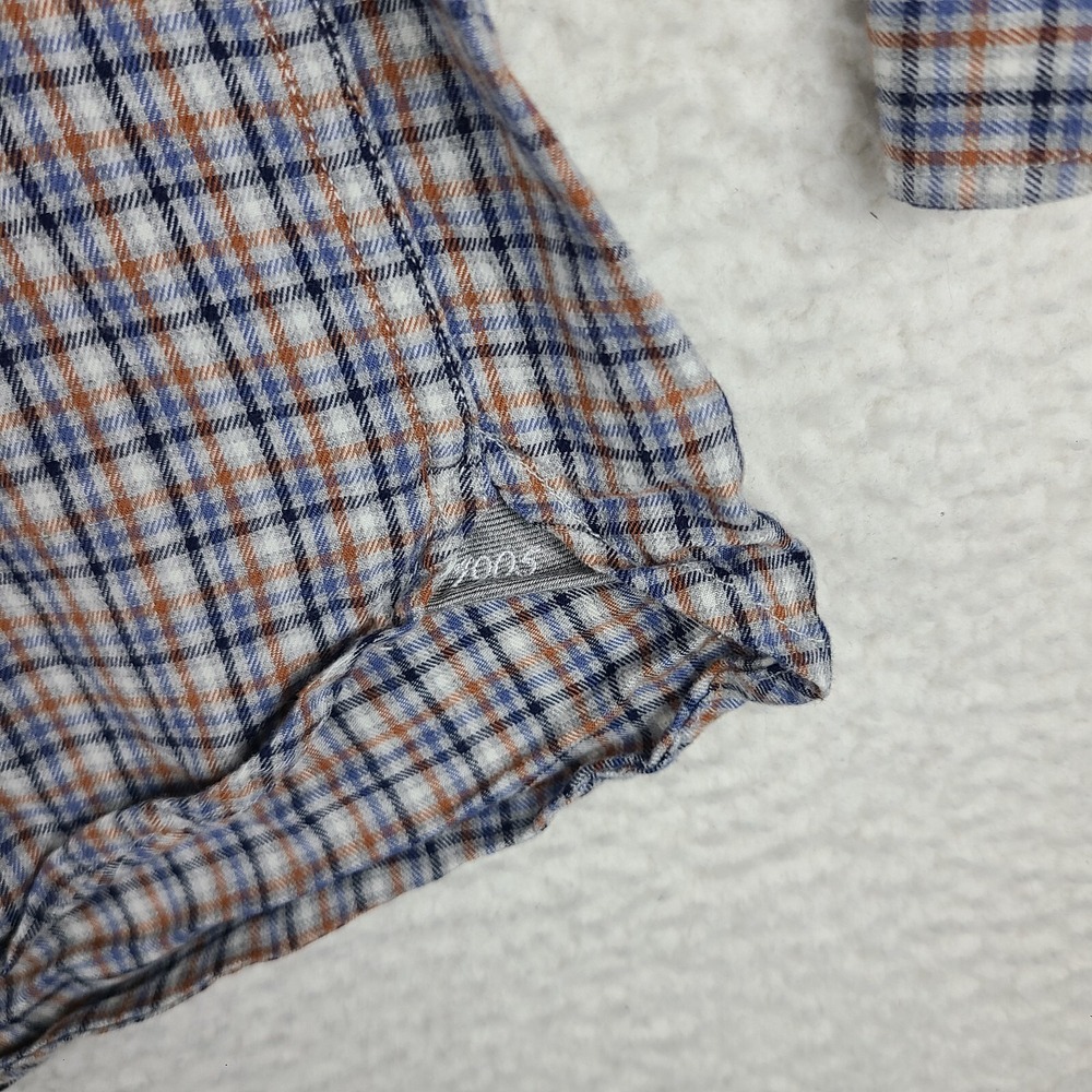 Jos‎ A Bank Shirt Mens 2XL XXL Plaid Tailored Fit 1905 Flannel Dress Button Down - Picture 7 of 11